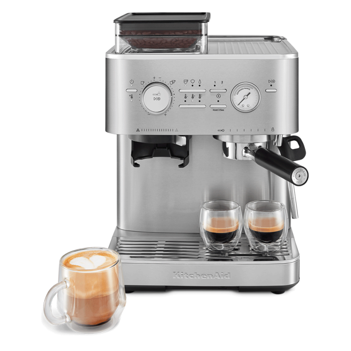 KitchenAid Semiautomatisk Espressomaskin inkl. Kvarn Rostfritt Stål