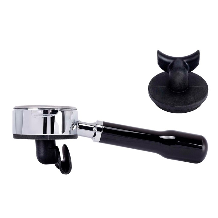 Profitec RIDE Espressomaskin Inkl. Eureka Mignon Libra 65 Krom/Mattsvart Kaffekvarn, Knockbox & Mjölkkanna 0,5L