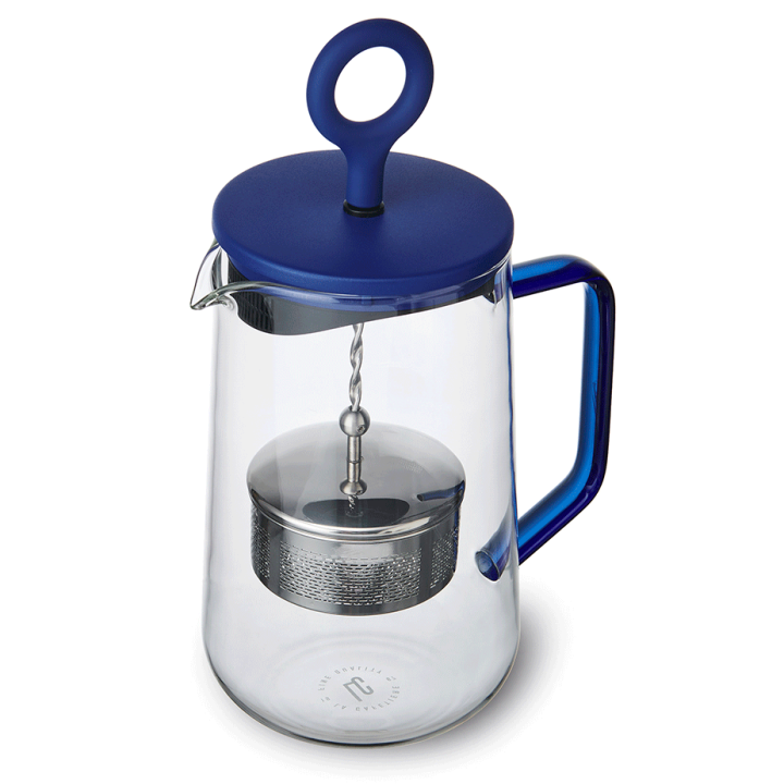 La Cafetière Gyro Spinfuser 1,25 L Tebryggare Blå/Glas