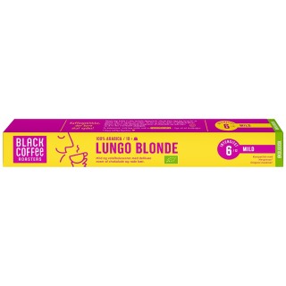 Black Coffee Roasters Lungo Blonde Organic Kaffekapslar 10 st