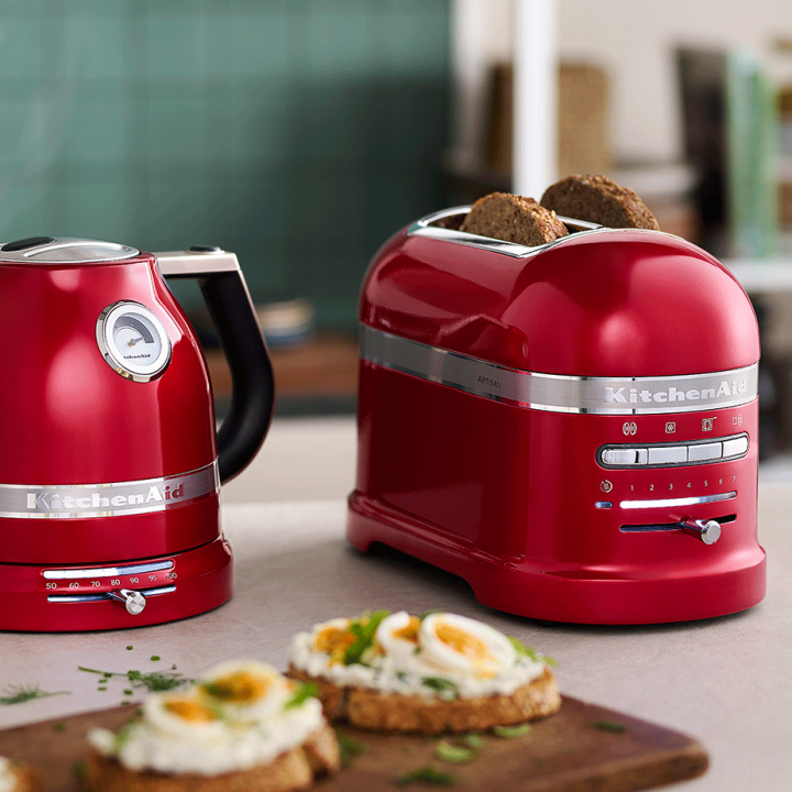 KitchenAid 5KMT2204ECA Artisan Brödrost 2 Skivor Metallic Röd