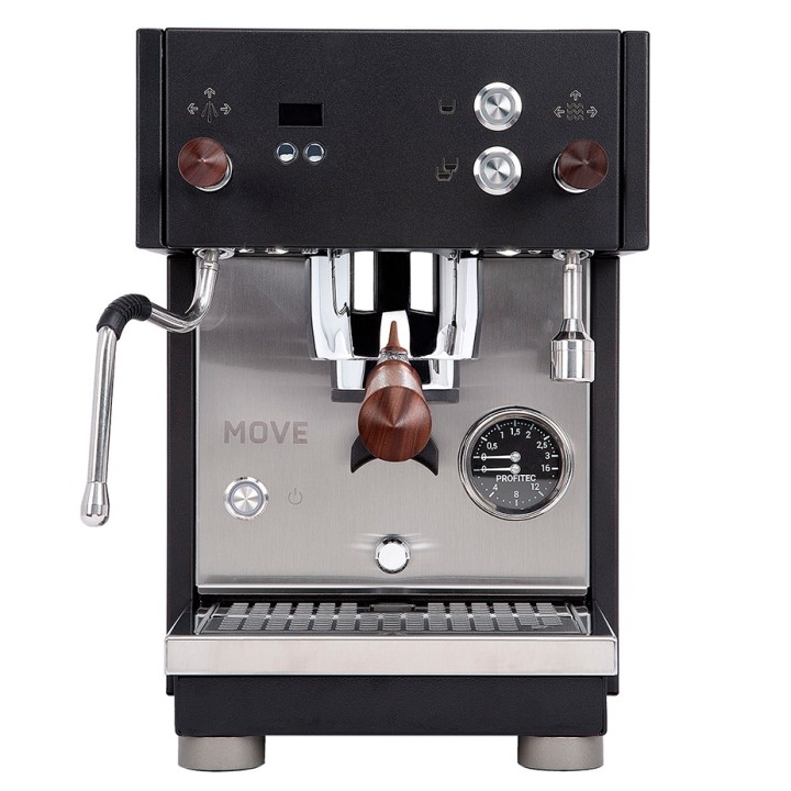 Profitec MOVE Espressomaskin - Exclusive Line Inkl. Eureka Mignon Libra 65 Espressokvarn, Knockbox & Rengöringsborste