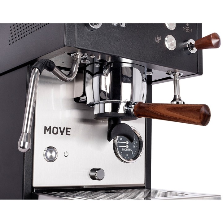 Profitec MOVE Espressomaskin - Exclusive Line Inkl. Eureka Mignon Libra 65 Espressokvarn, Knockbox & Rengöringsborste