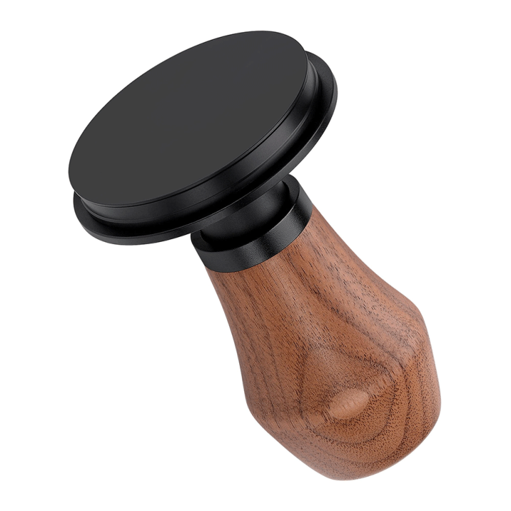 Normcore V4 Tamper med fjäder & titaniumbeläggning 58 mm Valnöt