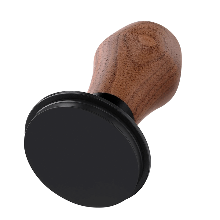 Normcore V4 Tamper med fjäder & titaniumbeläggning 58 mm Valnöt