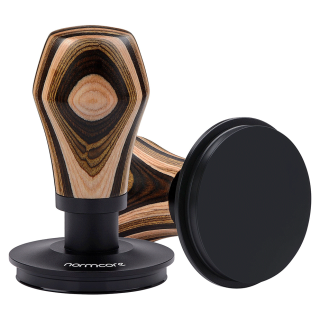 Normcore V4 Tamper med Fjäder & Titaniumbeläggning 58 mm Flerfärgat Trä