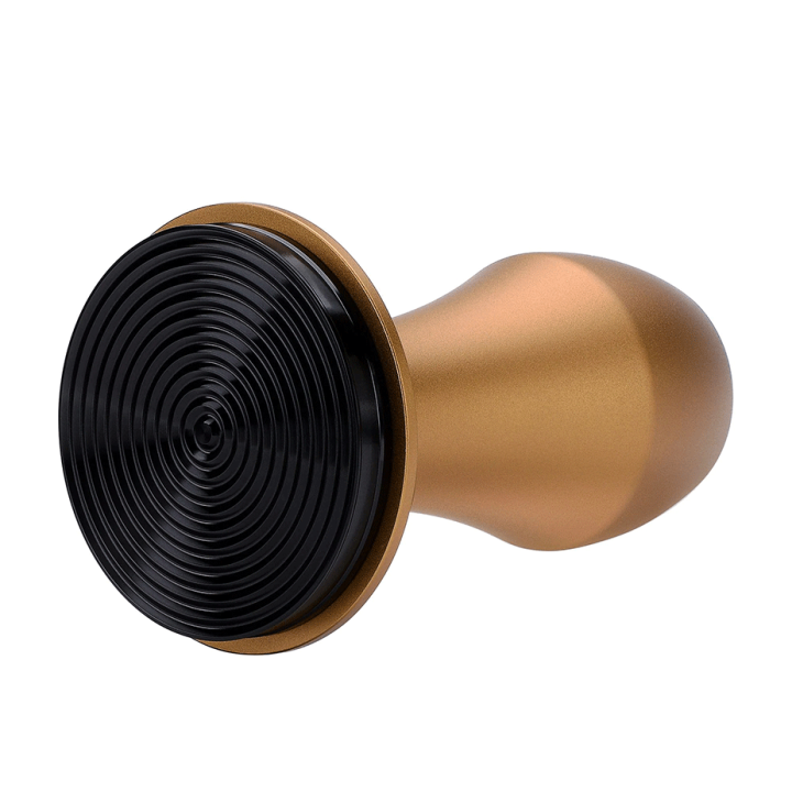 Normcore V4 Tamper med Fjäder, Räfflor & Titaniumbeläggning 58 mm Special Version Guld