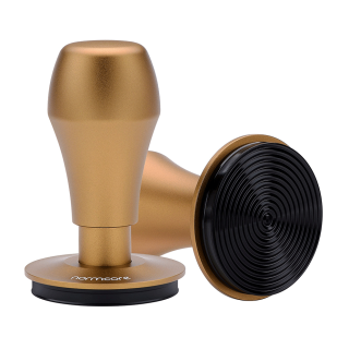 Normcore V4 Tamper med Fjäder, Räfflor & Titaniumbeläggning 58 mm Special Version Guld