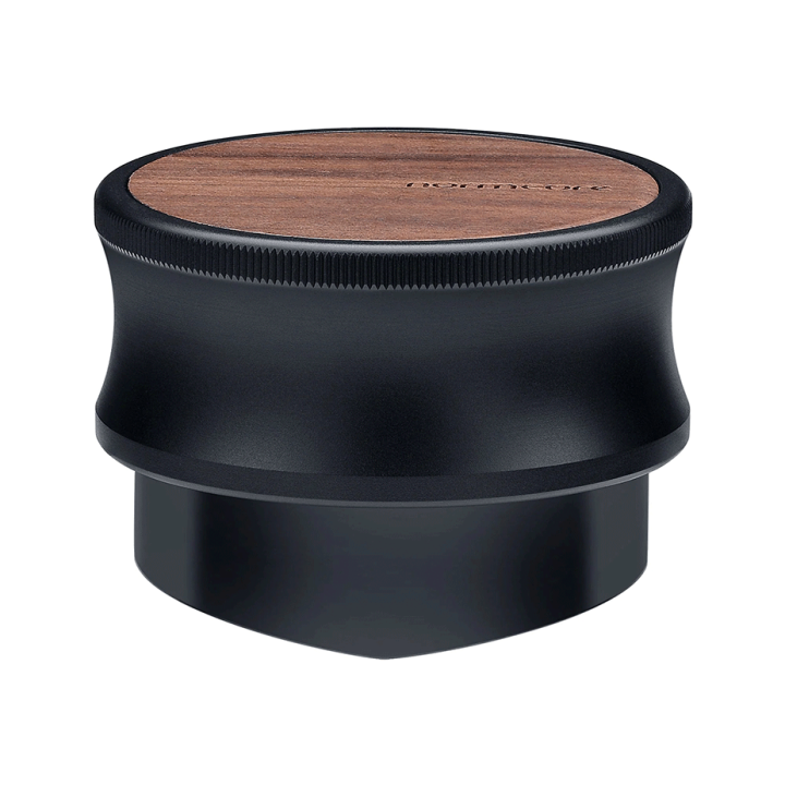 Normcore Coffee Gravity Leveling Tool med Titaniumbeläggning 53,3 mm Valnöt