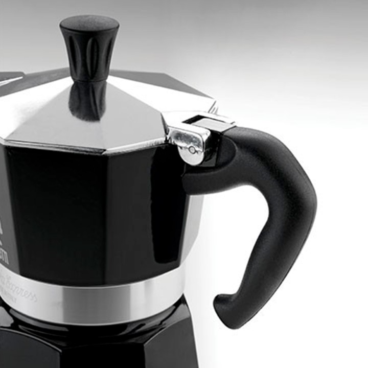 Bialetti Moka Express 3 Kop. Espressokanna Svart