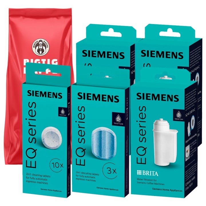 Siemens Vårdpaket Inkl. 1kg Rigtig Kaffe Adrianna