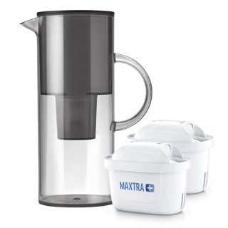 Stelton EM vattenfilterkanna 2L Rökfärgad inkl. filter