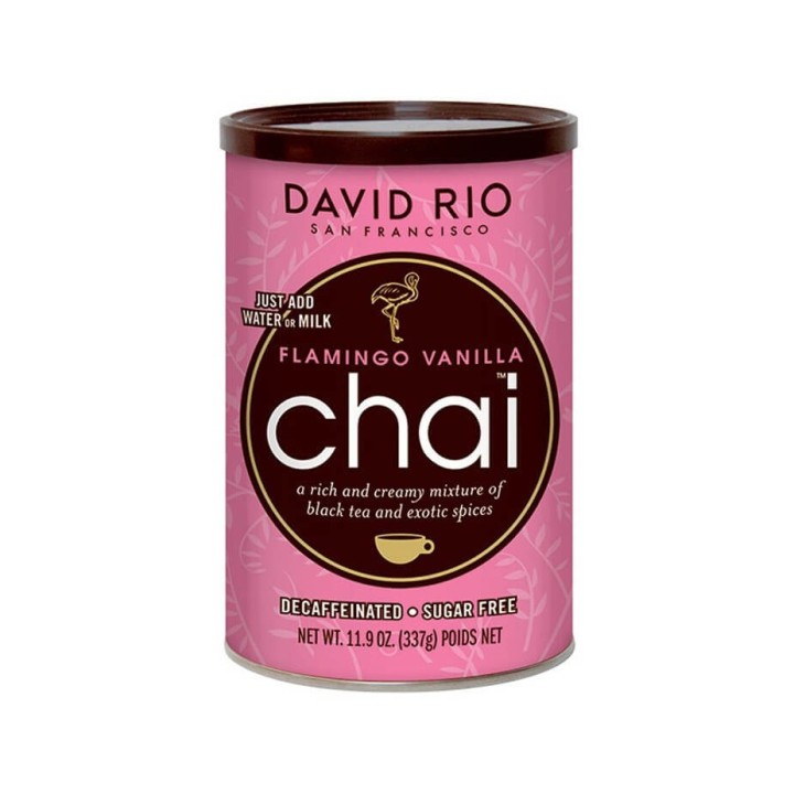 David Rio Chai Flamingo Vanilla Decaf & Sockerfri 337g