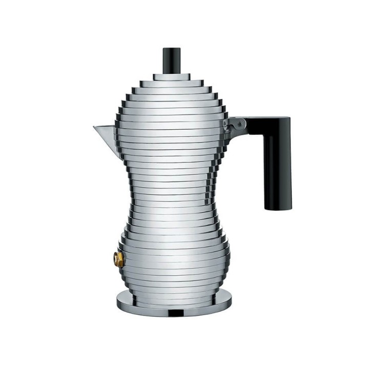 Alessi Pulcina 1 Kopp. Espressokanna Svart