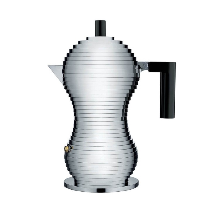 Alessi Pulcina 3 Kop. Espressokanna Svart