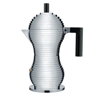 Alessi Pulcina 6 koppar espressokanna svart