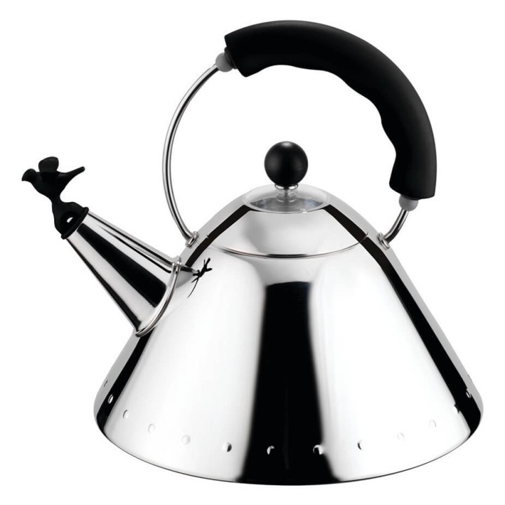 Alessi 9093 Kettle Svart 2 L