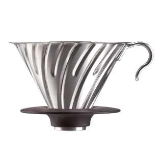Hario V60 metall dripper stål 2 koppar.