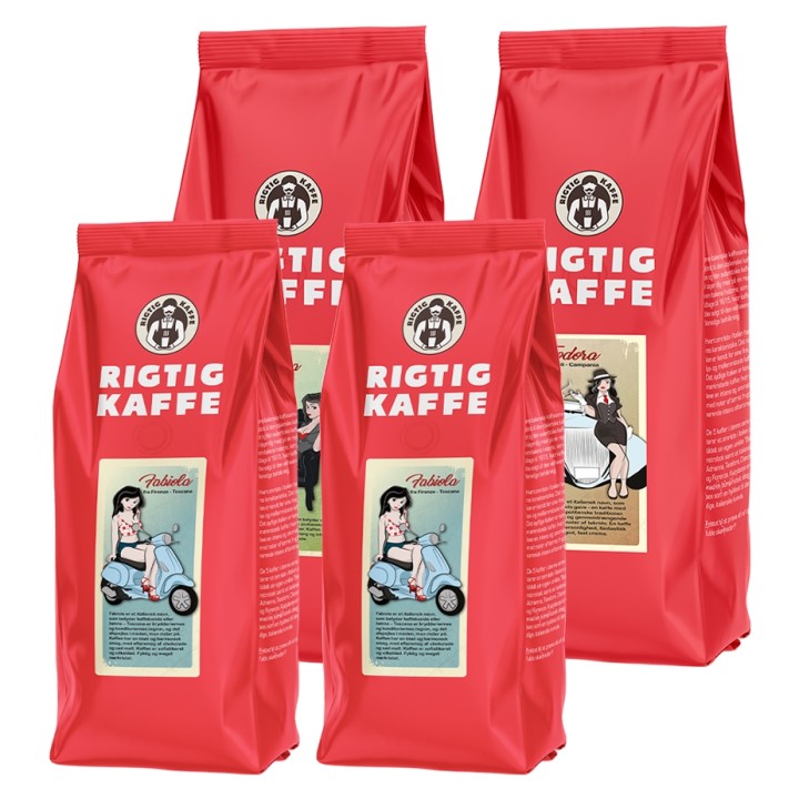 Rigtig Kaffe Italiensk Mixpaket 3kg