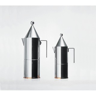 Alessi La Conica 6 koppar Espressokanna Stål