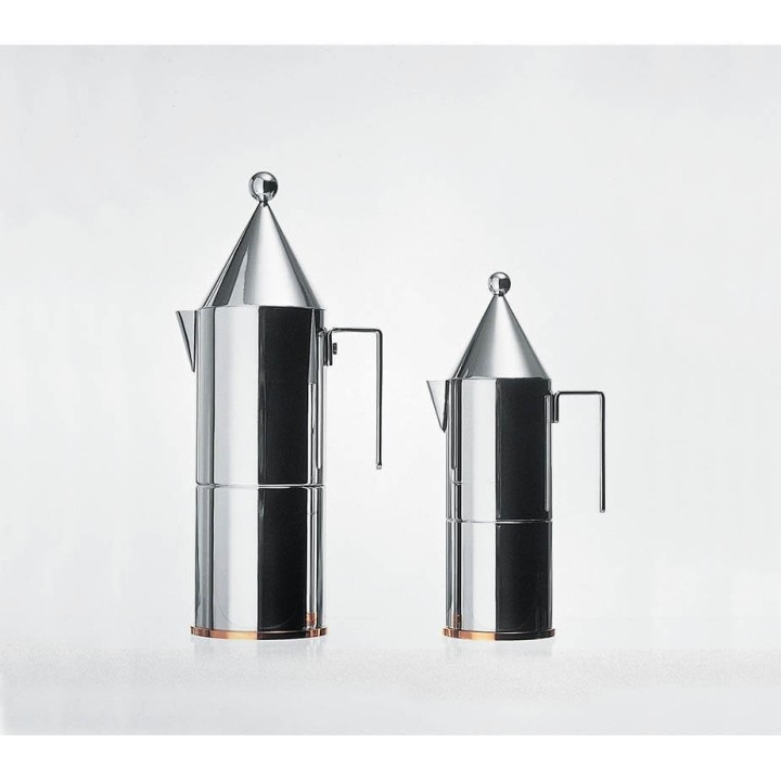 Alessi La Conica 6 Kop. Espressokanna Stål