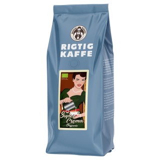 Rigtig Kaffe Super Crema Ekologisk 3kg Hela kaffebönor
