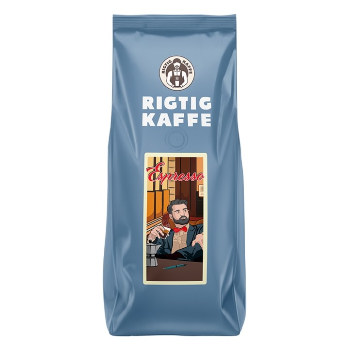 Rigtig Kaffe Espresso 3kg Hela kaffebönor