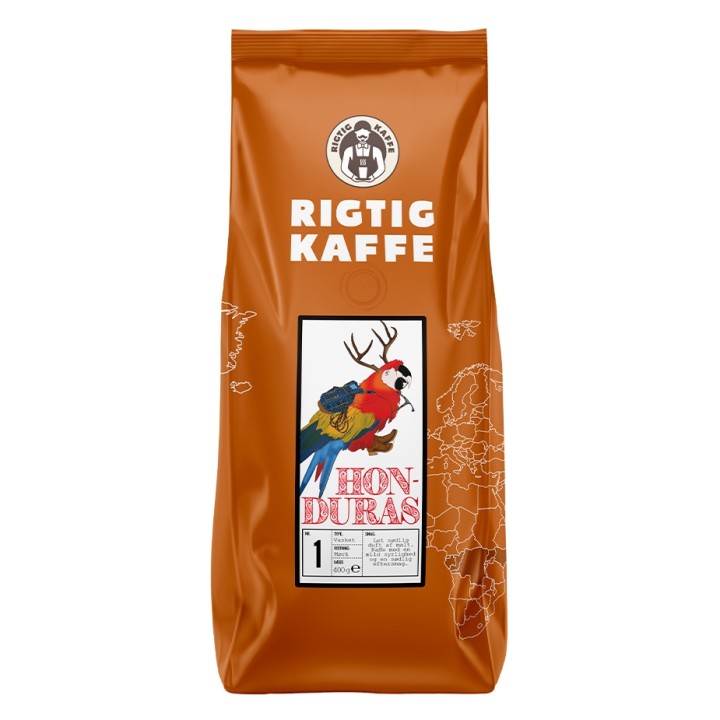 Rigtig Kaffe Honduras No. 1 - 400g Hela kaffebönor