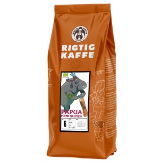 Rigtig Kaffe Papua Nya Guinea Nr. 6 - 400 g Hela kaffebönor