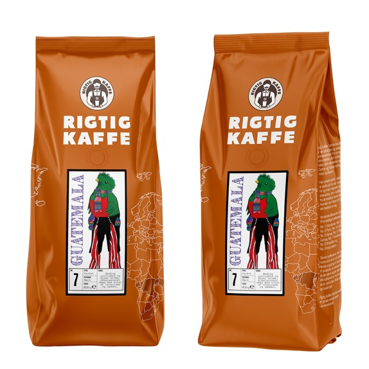 Rigtig Kaffe Guatemala No. 7 - 400g Hela kaffebönor