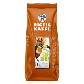 Rigtig Kaffe Brasilien No. 8 - 400g Hela kaffebönor
