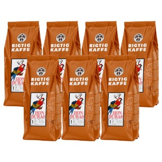 Rigtig Kaffe Honduras No. 1 - 7x400g Hela kaffebönor