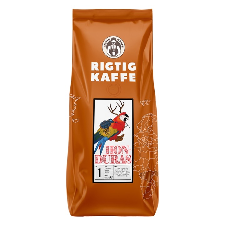 Rigtig Kaffe Honduras nr 1 - 7x400g Hela kaffebönor