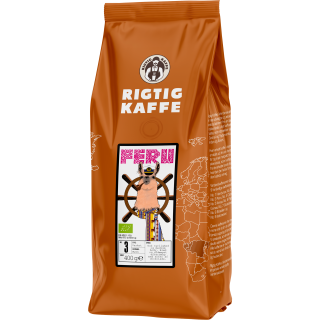 Rigtig Kaffe Peru No. 3 - 7x400g Hela kaffebönor