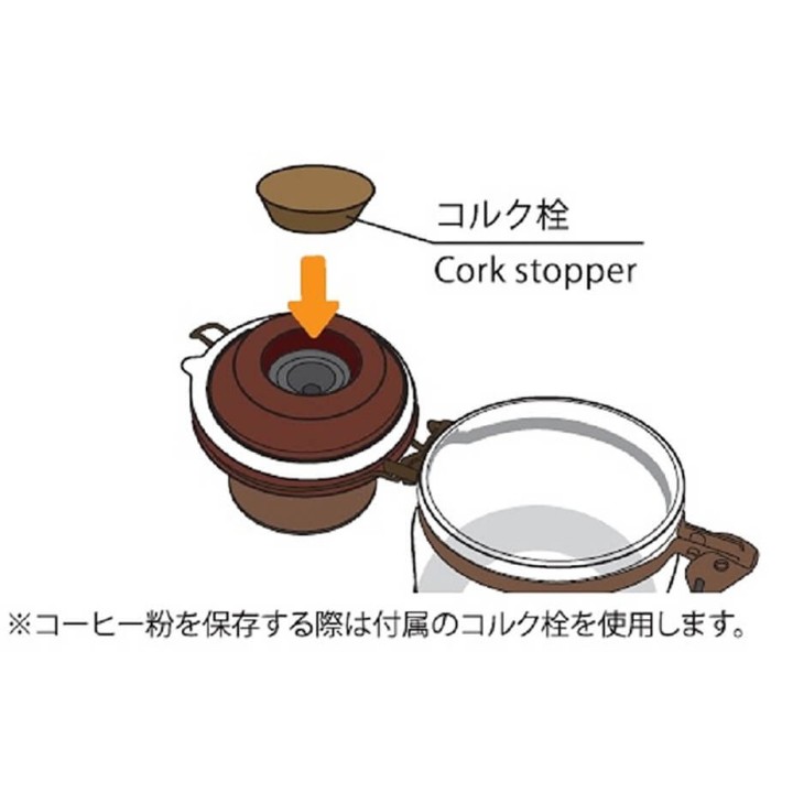 Hario Kanna Manuell Kaffekvarn CMHN-4