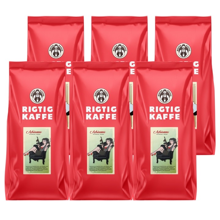 Rigtig Kaffe Adrianna & Teodora 6kg Hela kaffebönor