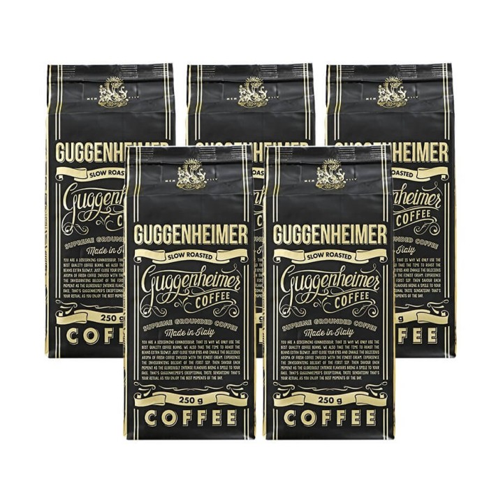 Guggenheimer Coffee Supreme 5x250g Formalet kaffe
