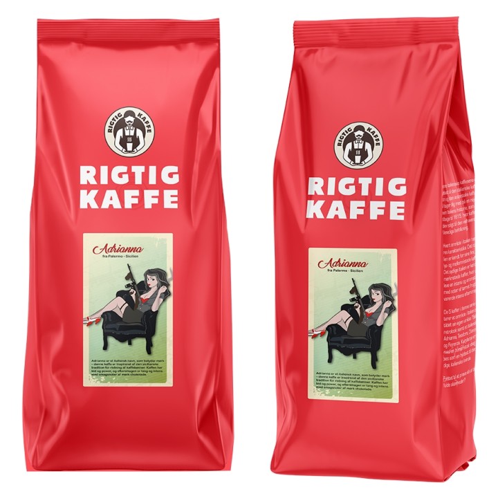 Rigtig Kaffe Adrianna v/24kg Hela kaffebönor