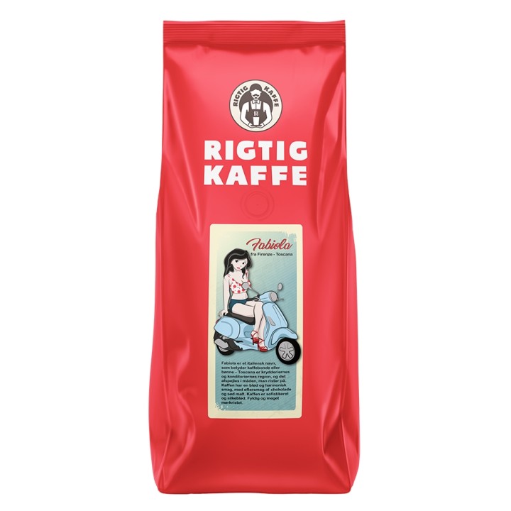 Rigtig Kaffe Fabiola v/24kg Hela kaffebönor