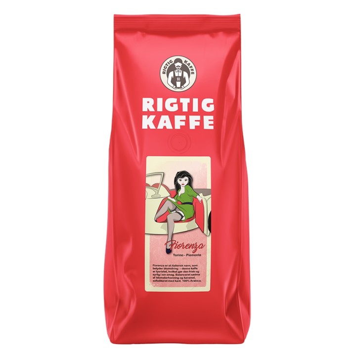 Rigtig Kaffe Fiorenza v/24kg Hela kaffebönor
