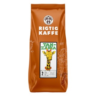 Rigtig Kaffe Tanzania No. 2 v/24kg Hela kaffebönor