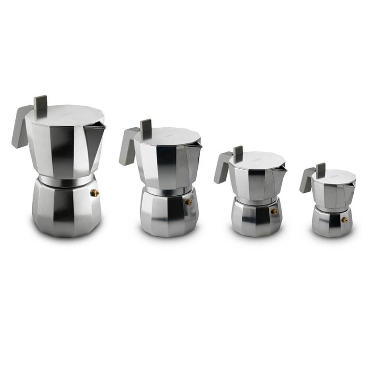 Alessi Moka Induktion 9 Koppar. Espressokanna Alu