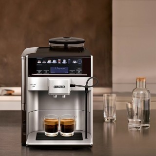 Siemens TE653M11RW EQ6 s300 Espressomaskin Inkl. Mjölkbehållare, Kaffe & Vård