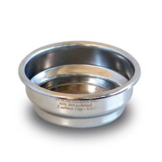Ascaso Tryckförsedd Professionell Filterkorg Dubbel Shot - 14 gram