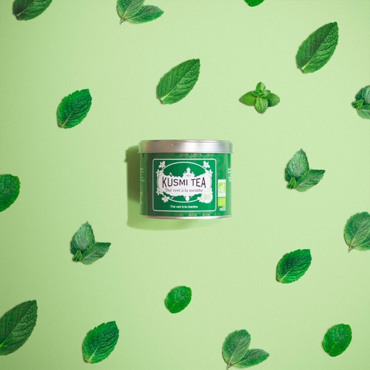 Kusmi Grönt Te Spearmint Ekologisk 100g