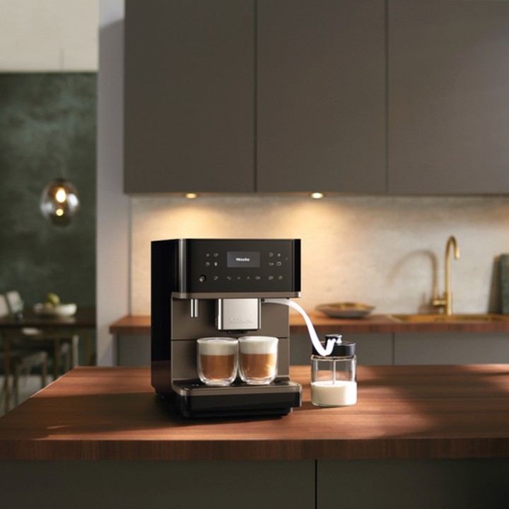 Miele CM 6360 MilkPerfection Obsidiansvart Brons