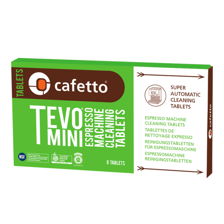 Cafetto Tevo Mini rengöringstabletter 8 st