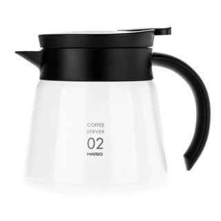 Hario V60-02 Rostfritt Stål Kanna 0,6 L Vit