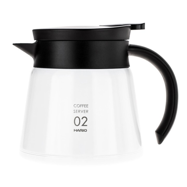 Hario V60-02 Rostfritt Stål Serveringskanna 0,6 L Vit