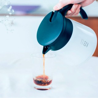Hario V60-02 Rostfritt Stål Serveringskanna 0,6 L Vit